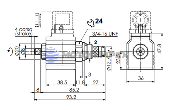 Безутечные картриджные гидрораспределители CRP04HP и CRP04X