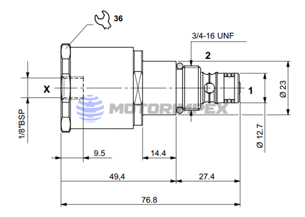 Безутечные картриджные гидрораспределители CRD04P