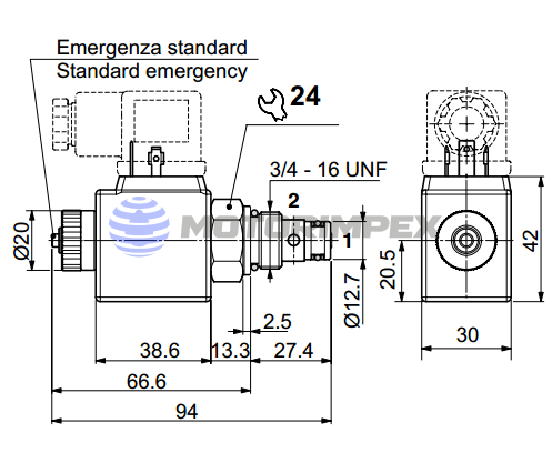 Безутечные картриджные гидрораспределители CRD04