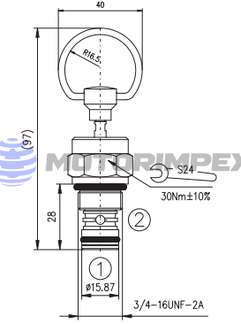 Картриджные гидрораспределители MV08-2B