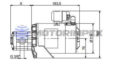 Насосно-моторні групи EP (з електродвигуном постійного струму)