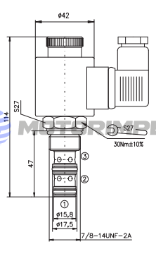 Картриджные гидрораспределители EV10-3MF