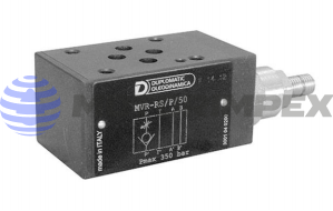 Обратные клапаны MVR-RS/P с регулируемым дросселем