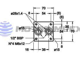 Секционные монтажные плиты P2AL