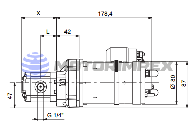 Насосно-моторні групи MP (з електродвигуном постійного струму)
