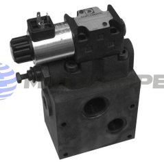 Монтажные плиты P4D-RQM5 с предохранительным клапаном и электромагнитным клапаном разгрузки