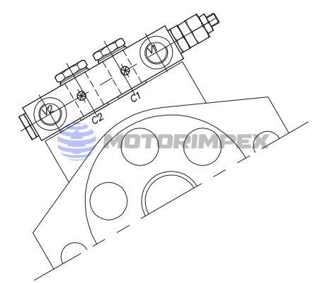 Тормозные клапаны OWC-SE-12-FMB-SH одностороннего действия для гидромоторов