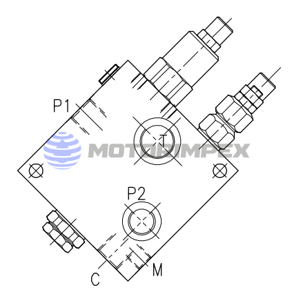 Клапаны разгрузки VD-34-12-14 для сдвоенных насосов