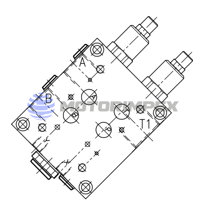 Клапаны разгрузки VDP-L16-FC7-34-L-F для сдвоенных насосов