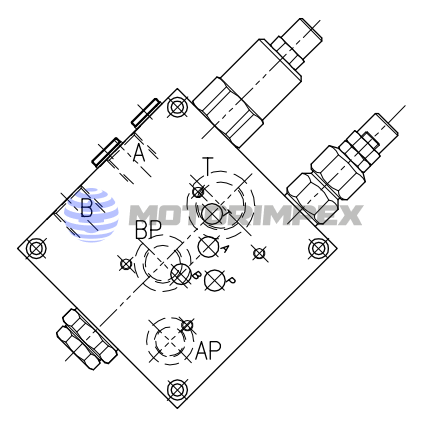 Клапаны разгрузки VD-CTP-05 для сдвоенных насосов