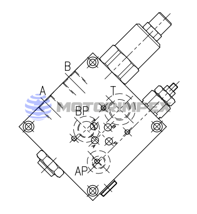 Клапаны разгрузки VD-CTP-03 для сдвоенных насосов