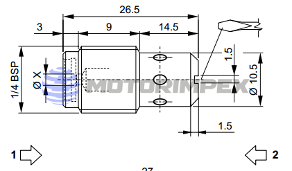 Нерегулируемые картриджные дроссели VSC