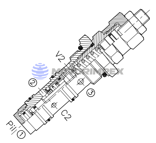 Картриджные тормозные клапаны WBC-40-RPV9