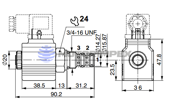 Картриджные гидрораспределители C3V