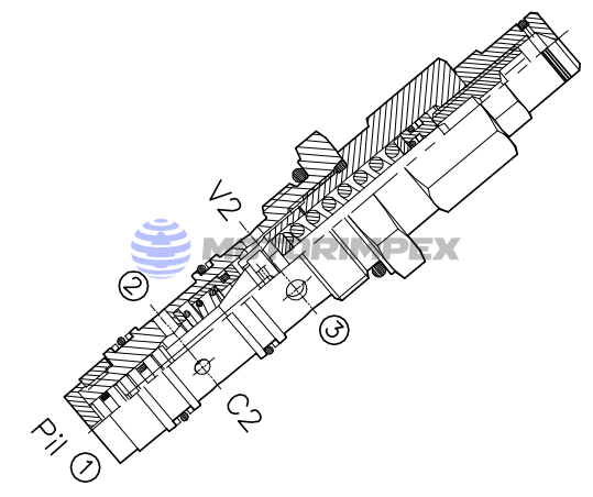 Картриджные тормозные клапаны WBC-40-CC