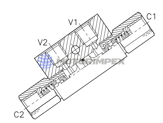 Гидрозамки двустороннего действия VNR-SO-DE-L