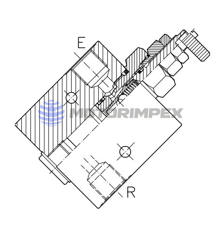 Дроссели VST-UD-T-45-C-L с обратным клапаном