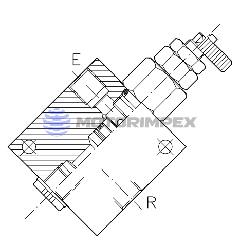 Дроссели VST-UD-T-20-C-L с обратным клапаном