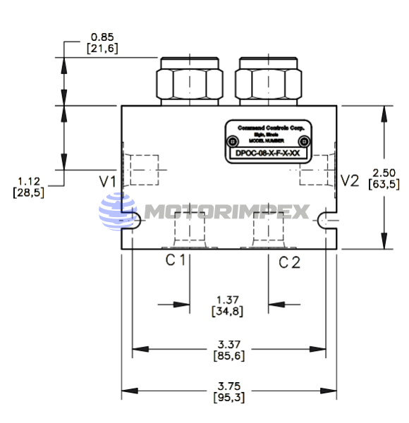 Гидрозамки двустороннего действия DPOC