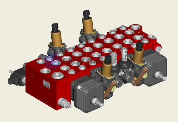 Гидрораспределители секционные HDS16