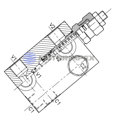 Тормозные клапаны WB-SE-FBC одностороннего действия