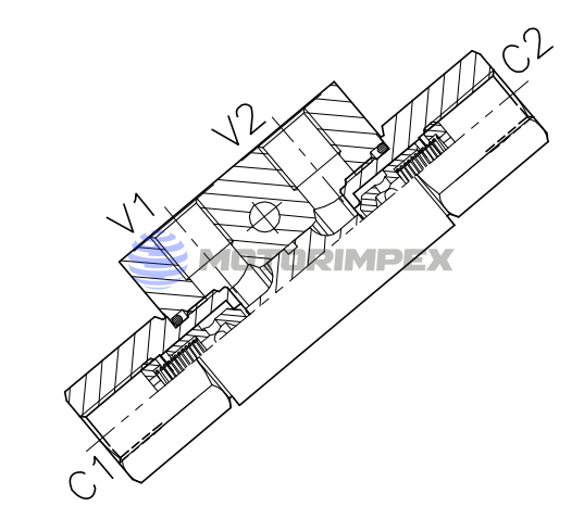 Гидрозамки двустороннего действия A-VNR-SO-DE-L