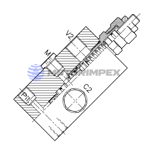 Тормозные клапаны WB-SE-38-14FCB-PL одностороннего действия