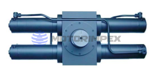 Реечные поворотные гидродвигатели DEK-H и DZK-H (одно- и двухреечные)