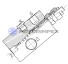 Single counterbalance valves WB-SE-14FCB with the port for pressure gauge