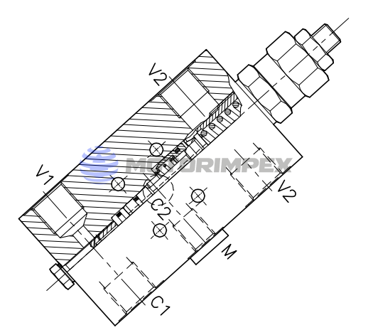 Тормозные клапаны WBN-SE-F28 одностороннего действия