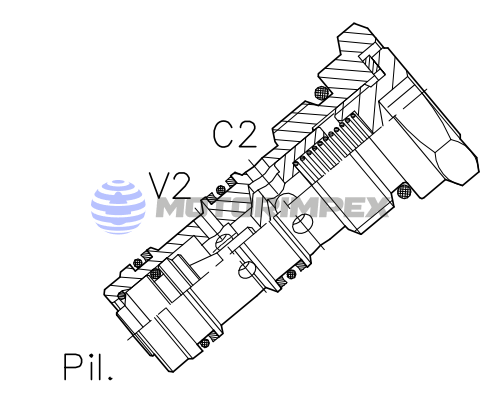 Картриджные гидрозамки VNR-C-SE-071N-78UNF