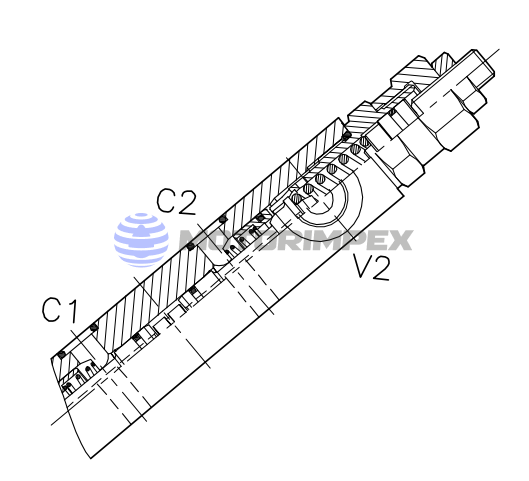 Тормозные клапаны WB-DE-LU-FC2-OIL двустороннего действия