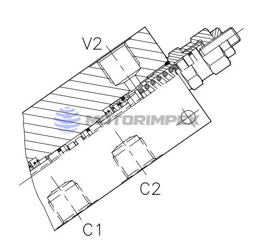 Тормозные клапаны WB-C-DE-LU двустороннего действия
