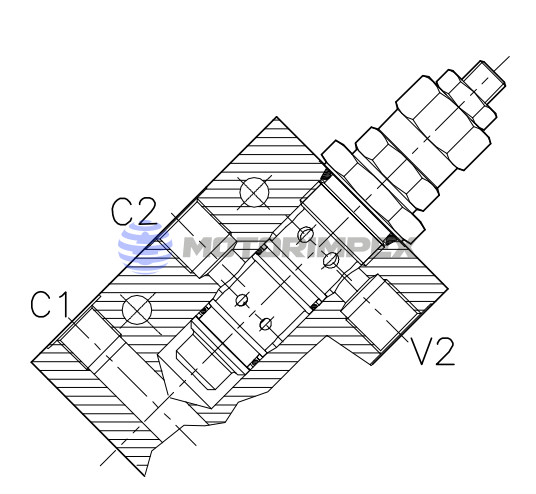Тормозные клапаны WBC-C-SE-L одностороннего действия