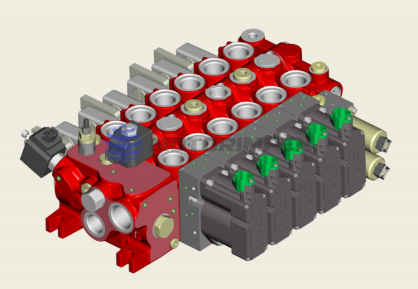 Пропорциональные секционные гидрораспределители HDS34