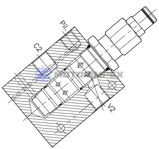 Тормозные клапаны WBC-C-SE-CC-38-14-PA одностороннего действия