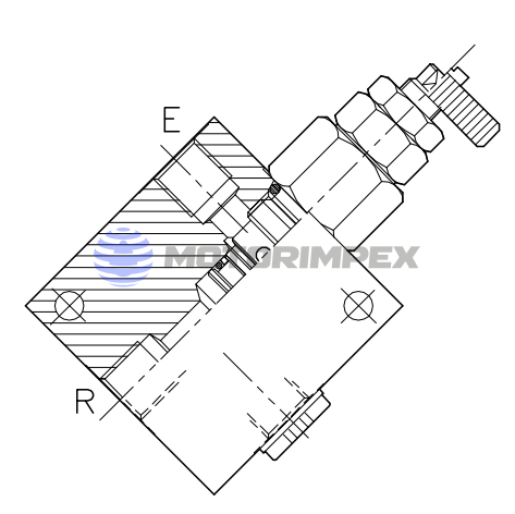 Дроссели VST-UD-T-20-C с обратным клапаном