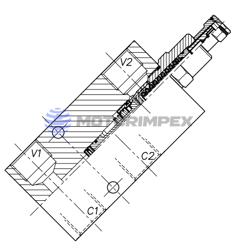 Тормозные клапаны OWC-SE-L-CC одностороннего действия
