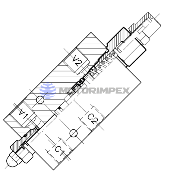 Тормозные клапаны OWC-SE-L одностороннего действия с механическим переключателем