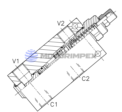 Тормозные клапаны OWC-SE-100-12-R8.5 одностороннего действия