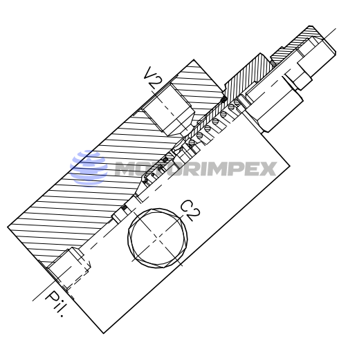 Тормозные клапаны OWC-SE-14FCB одностороннего действия