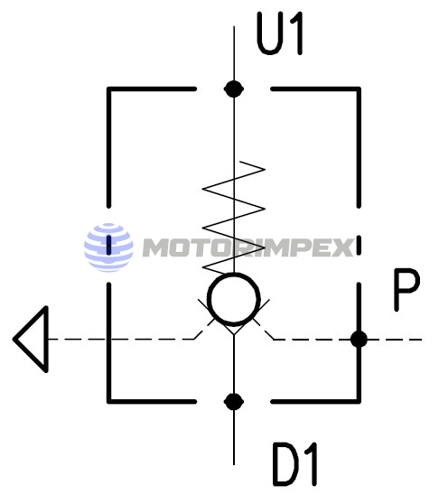 Pilot operated check valve VBPSL/PS