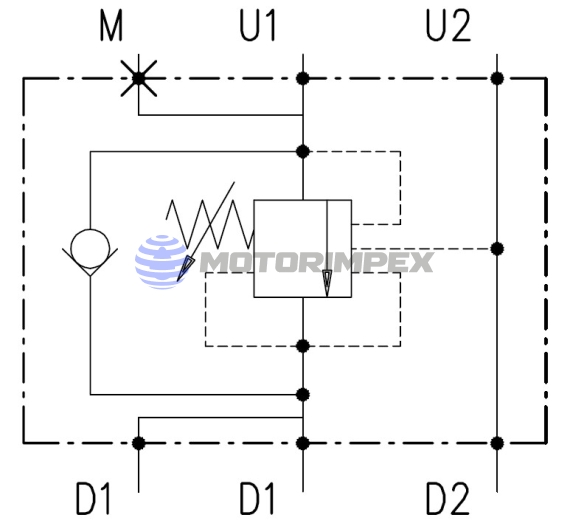 Single counterbalance valves VOSL/SC/CC/F/C1116