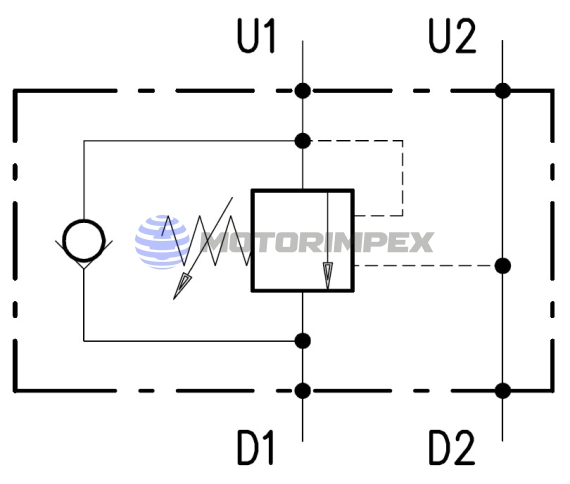 Single counterbalance valves VOSL/SC