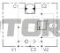 Тормозные клапаны WB-M-SE-VFF-12-14 одностороннего действия для гидромоторов