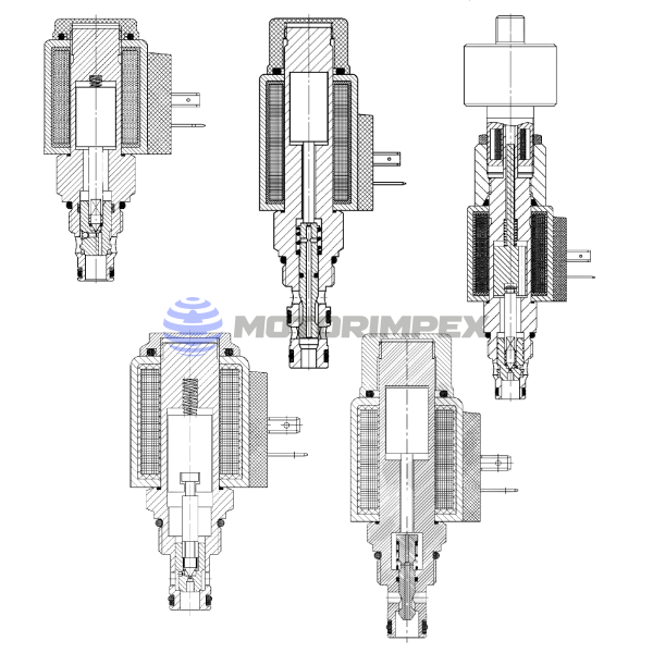 Безутечные картриджные гидрораспределители WS08