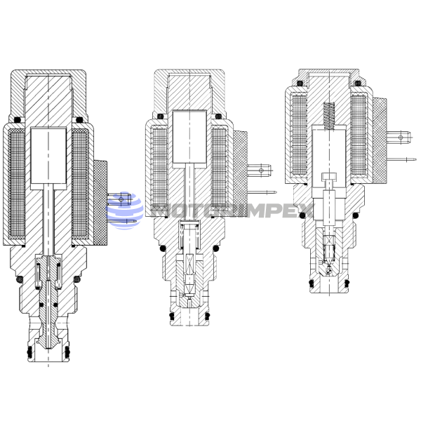 Безутечные картриджные гидрораспределители WS10