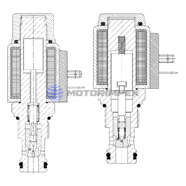 Безутечные картриджные гидрораспределители WSM10120