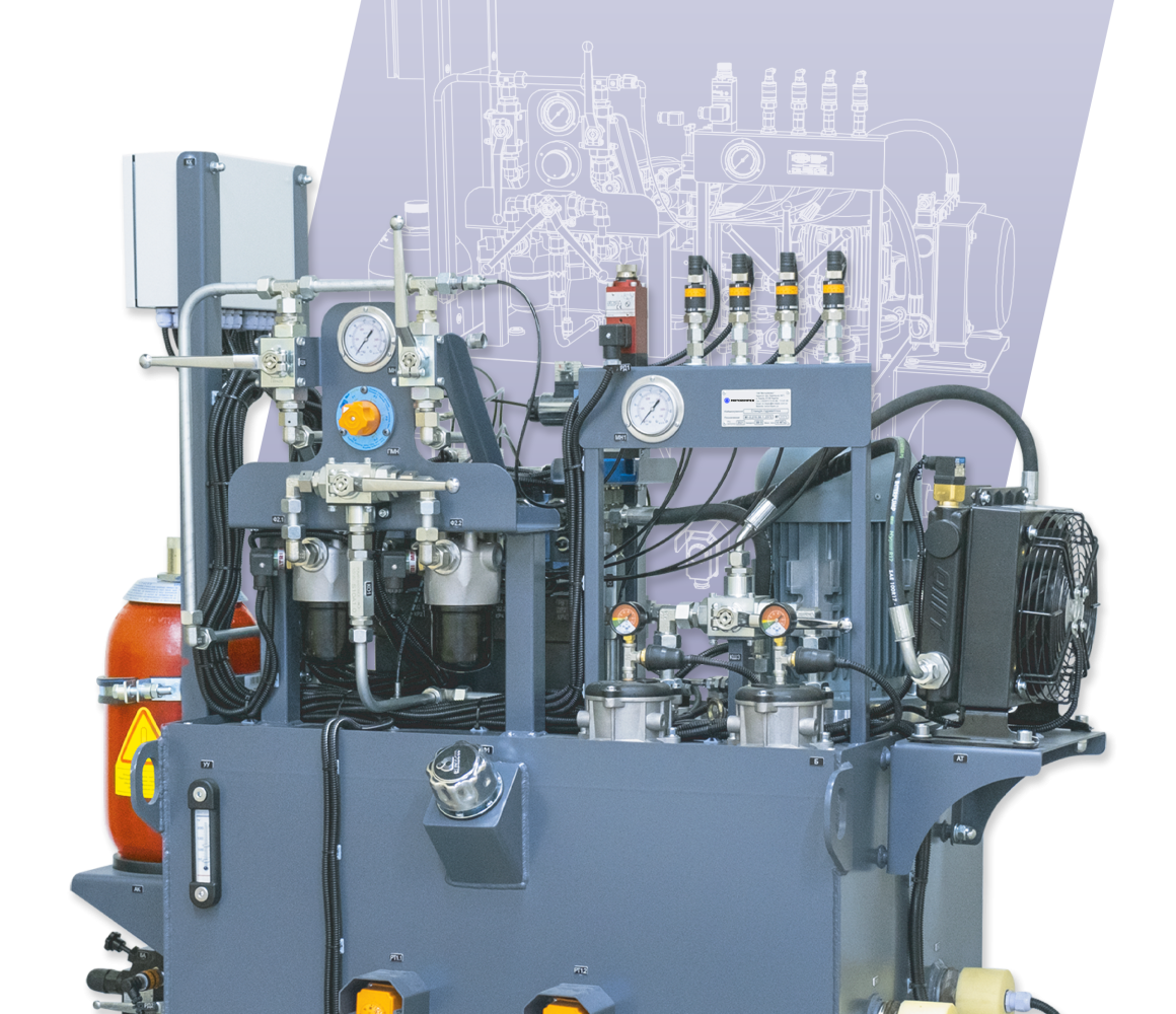 Hydraulic power units with PLC control for any industry
