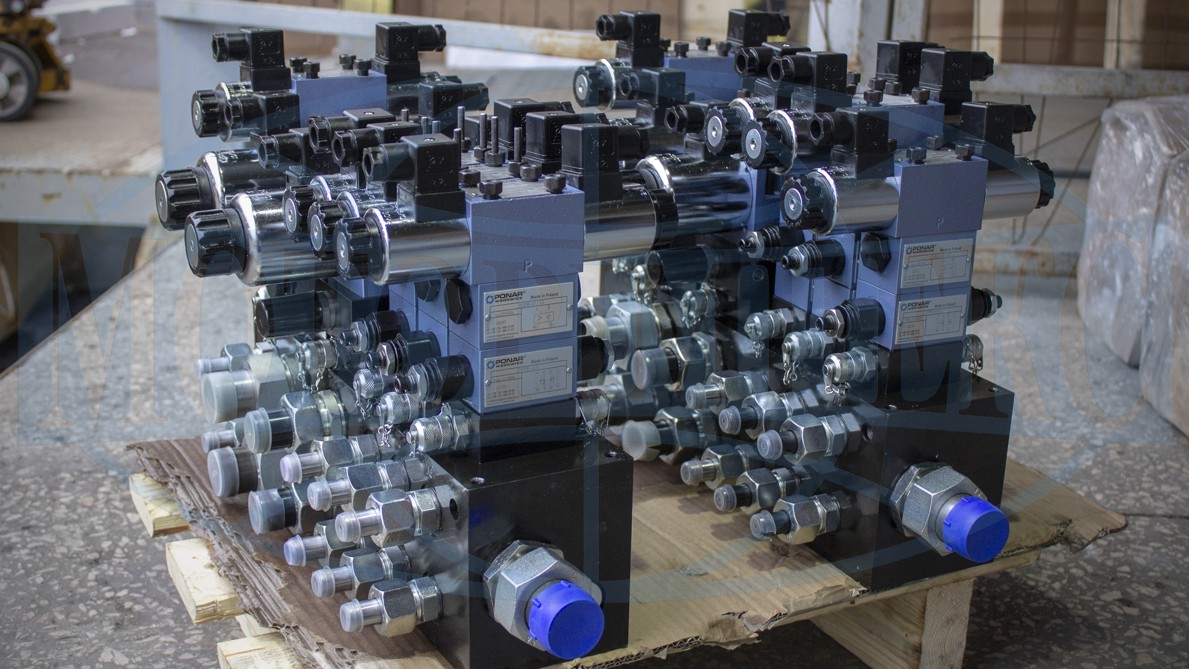 Hydraulic manifolds of hot strip mill — View 3